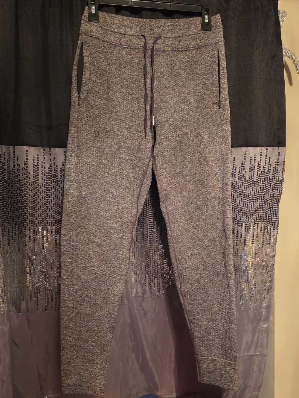 Lululemon Cozy Heathered Gray Jogger Sweatpants